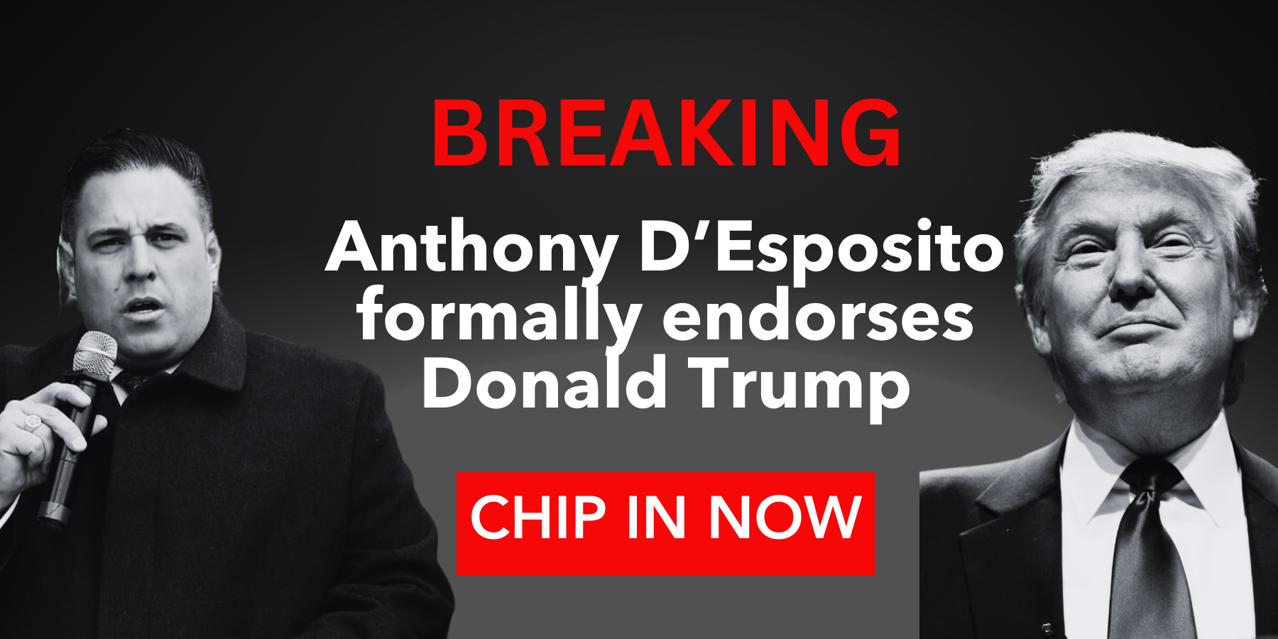 BREAKING: Anthony D'Esposito formally endorsed Donald Trump