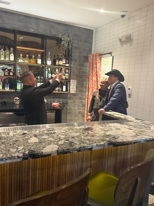 Photo of Bobby and restaurant staff