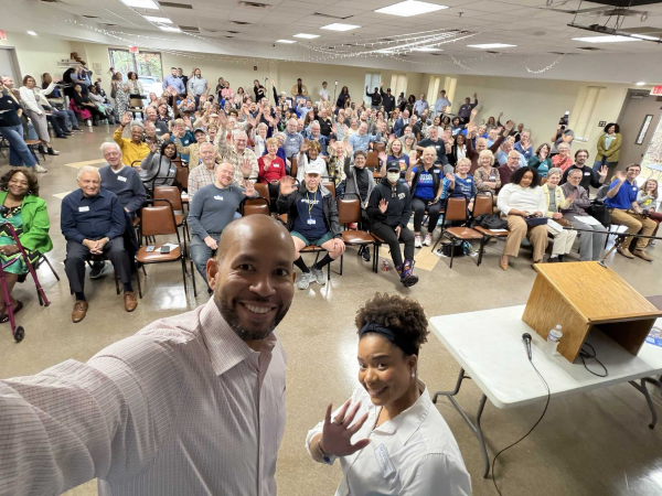 SELFIE FROM COBB COUNTY DEMOCRATS MEETING