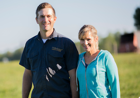 Photo of Blake Gendebien and his wife, Carmen