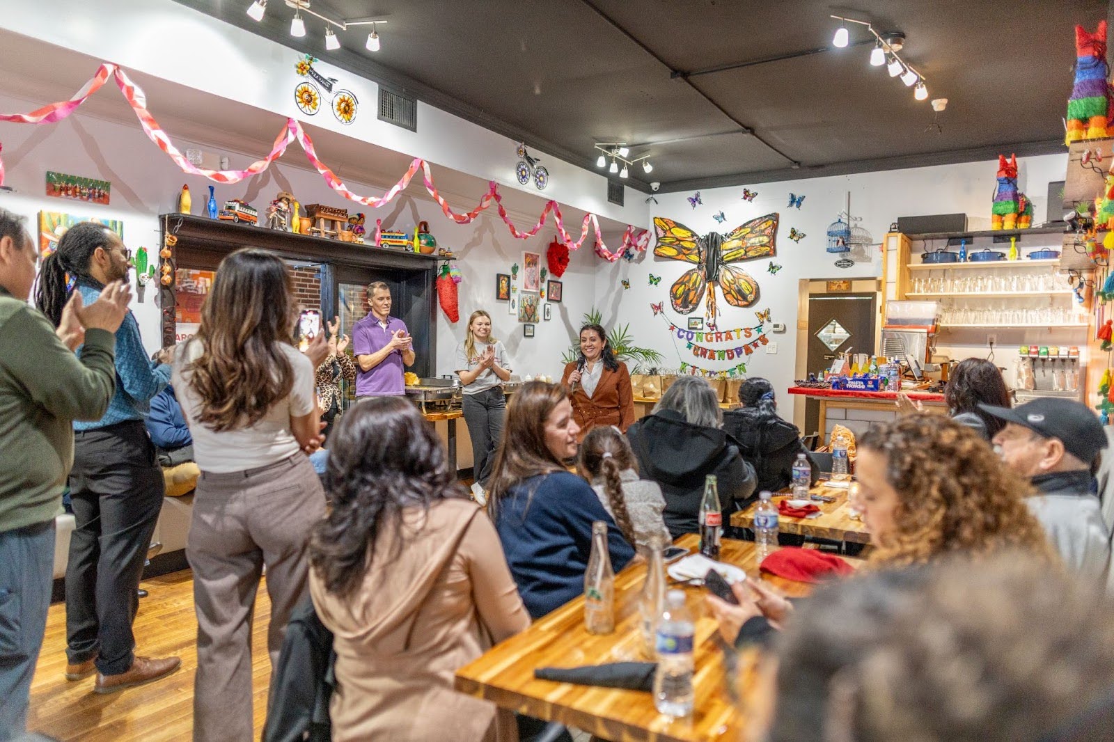 Photo of the Latinos con Carol event