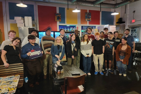 Photo of Jerry Demings with supporters in Tallahassee