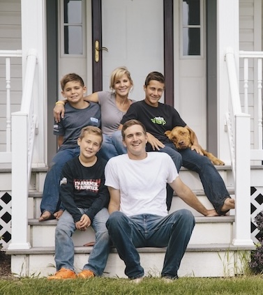 Blake and his family