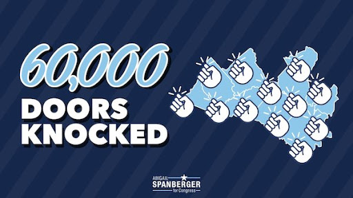 60,000 doors knocked