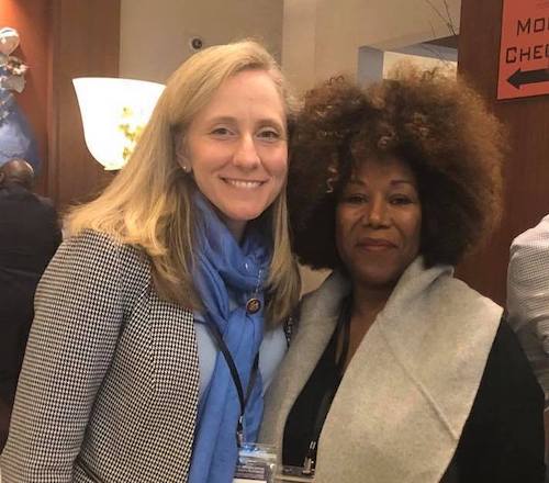 Abigail Spanberger and Ruby Bridges