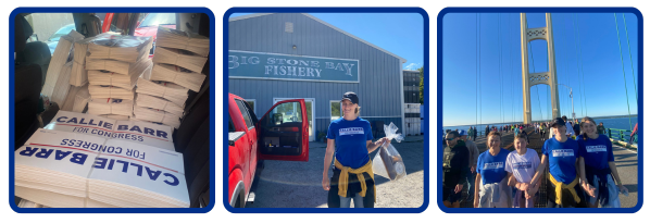 Callie at Big Stone Bay Fishery, Yard Signs, 