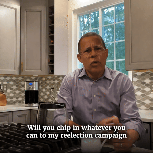 Anthony Brown GIF: Will you chip in whatever you can to my reelection campaign to continue fighting to stop Trump's agenda?