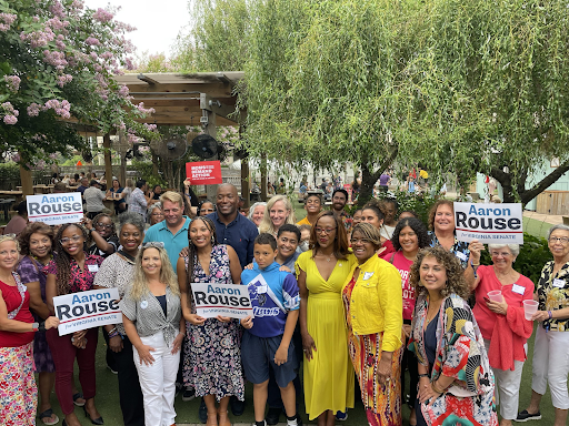 Abigail in Virginia Beach supporting Sen. Aaron Rouse for re-election