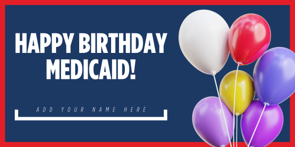 Medicaid Birthday Card