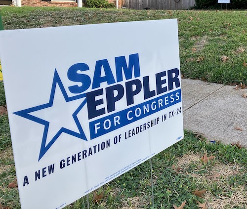 Sam Eppler Yard Sign