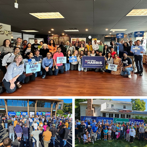 Maggie Goodlander canvas launches around New Hampshire.