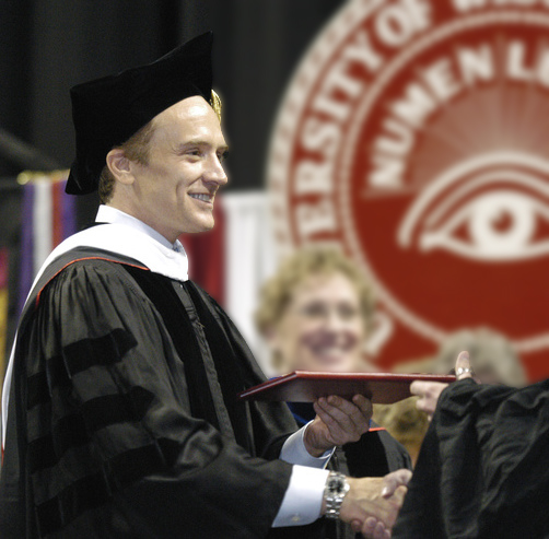 Bradley Whitford graduating from UW