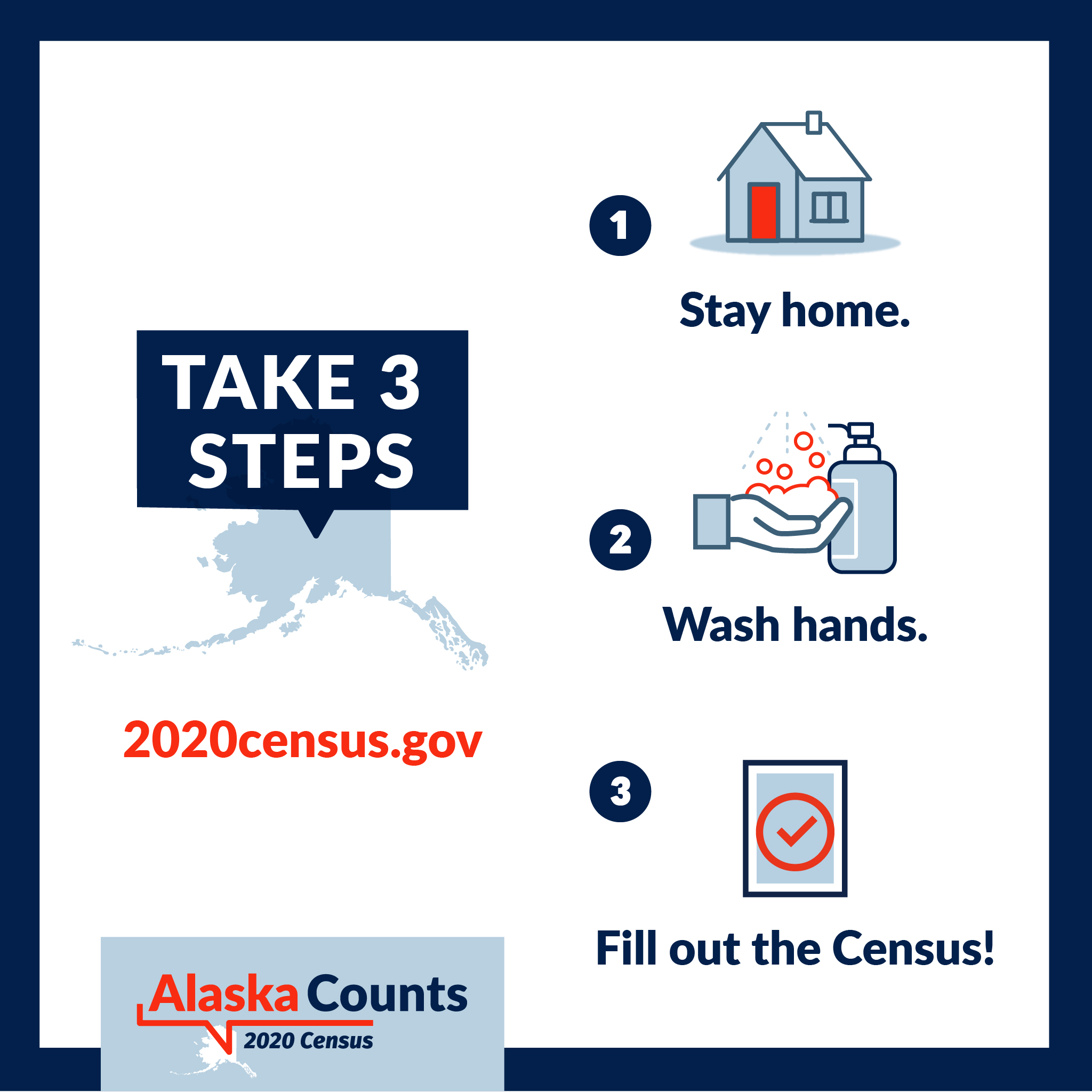 Stay home, wash your hands, and fill out the Census!