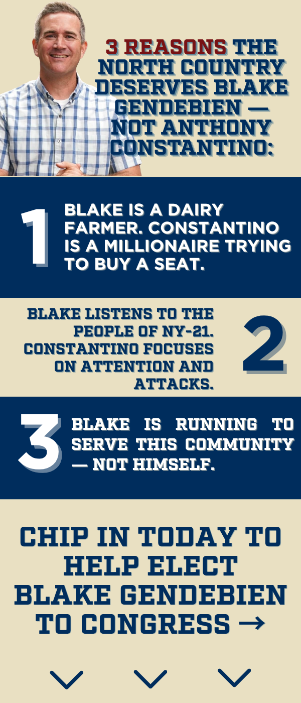 3 REASONS TO SUPPORT BLAKE