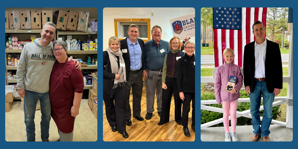 Photos of Blake Gendebien with supporters