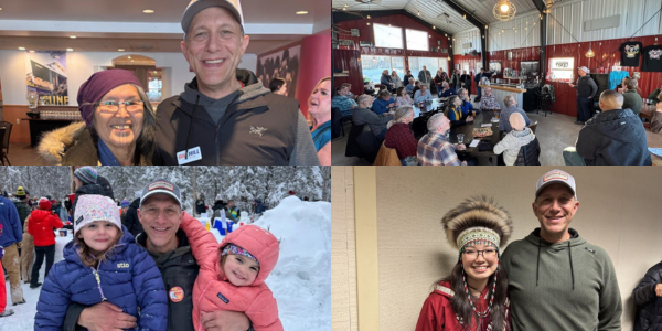 Collage of Bill All Across the State 