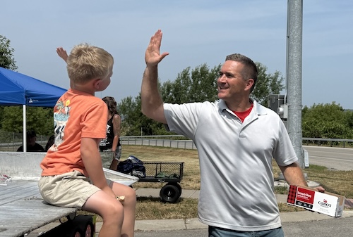 Blake at the Ogdensburg Seaway Festival Parade