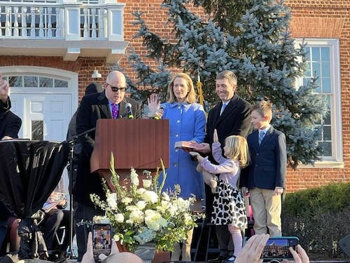 Photo of Brooke at her swearing in ceremony