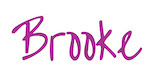 Brooke's signature 