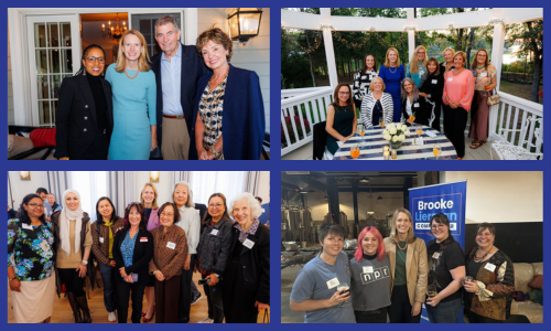 Pictures from Brooke's stops across Maryland