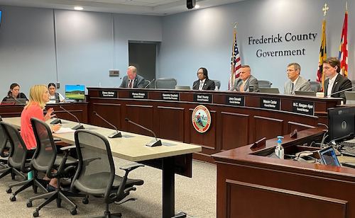 Brooke meeting with the Frederick County Council