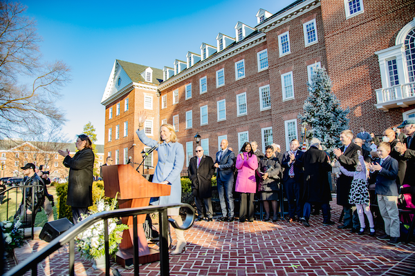 Picture from Brooke's swearing in ceremony