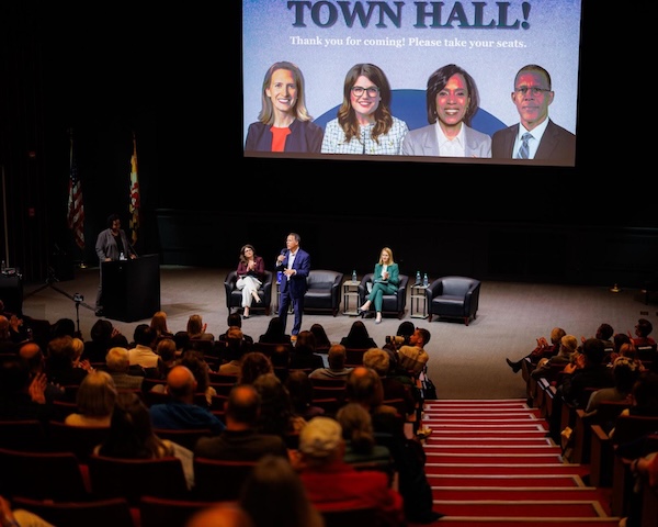 Anthony Brown speaking at Town Hall