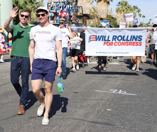 Will Rollins and Paolo recently at Palm Springs Pride.