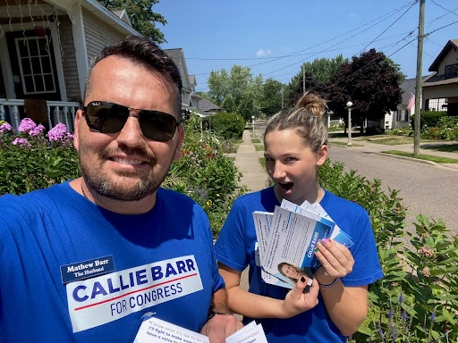 Callie and Matthew Barr Canvassing