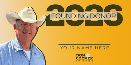Don Coover 2026 Founding Donor Graphic