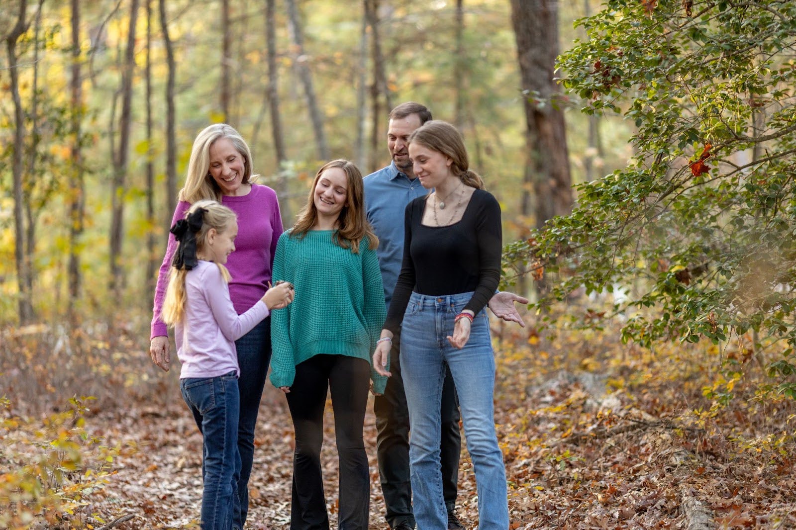 Abigail with her daughters