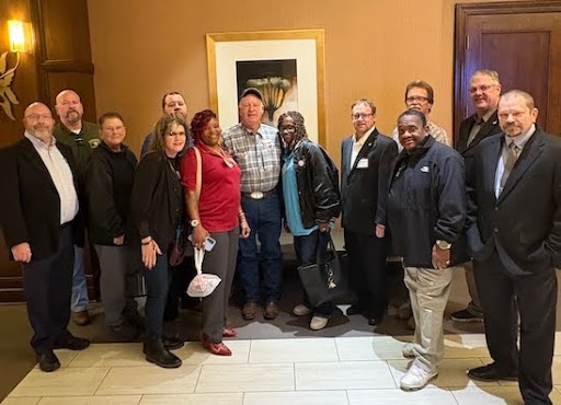 Don meeting with labor union members