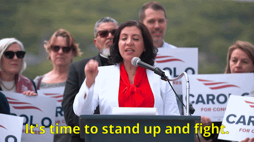 Gif of Carol - "It's time to stand up and fight"
