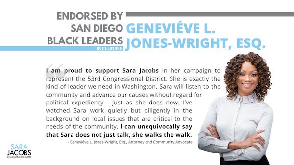 Genevieve L. Jones-Wright's endorsement