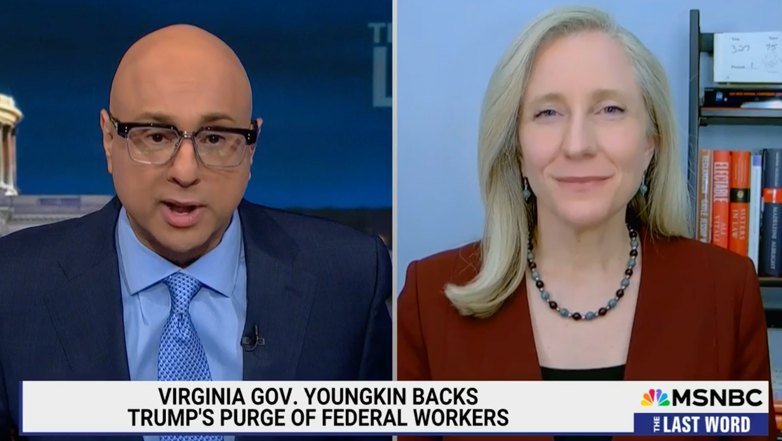 Virginia Gov. Youngkin Backs Trump's Purge of Federal Workers