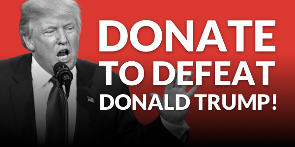 DONATE TO DEFEAT DONALD TRUMP