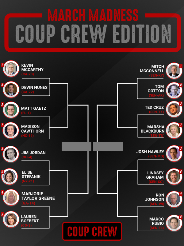 March Madness: Coup Crew Edition Bracket