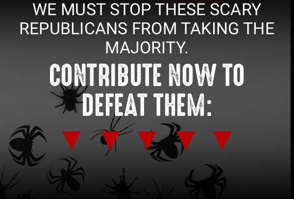 We must stop these scary Republicans from taking the majority. Contribute now to defeat them: