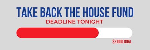 Take Back the House Fund progress bar graphic