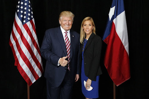 Beth with Donald Trump