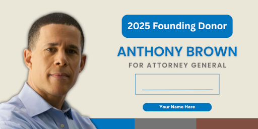 Anthony Brown Founding Donor Graphic