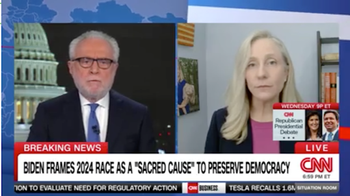 Spanberger Wolf Blitzer Appearance