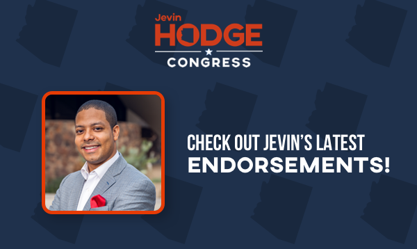 Check out Jevin's Latest Endorsements!