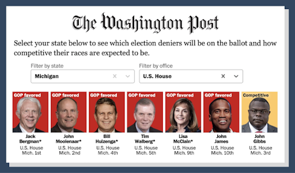 Washington Post Michigan Election Deniers