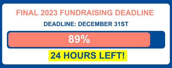 Final 2023 Fundraising Deadline Progress Bar