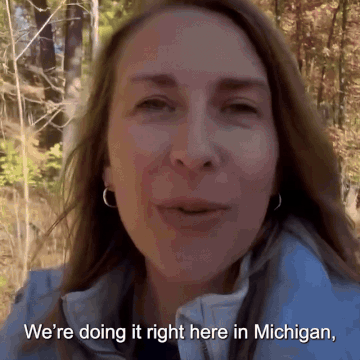 Hillary Scholten: "We're doing it right here in Michigan where we have 5 competitive U.S. House seats."