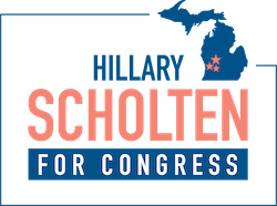 Hillary Scholten for Congress Header