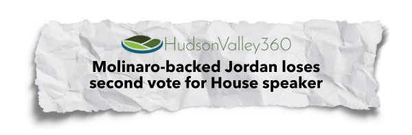 "Molinaro-backed Jordan loses second vote for House speaker" - Hudson Valley 360