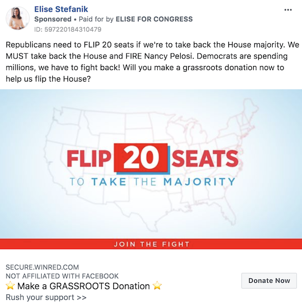 Elise is trying to flip the House, help us fight back!