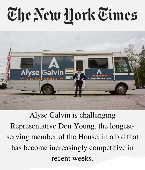 Image of Alyse and her RV in New York Times